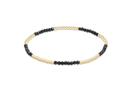 Blissful 2.5mm Bracelet - Hemetite - She Chester