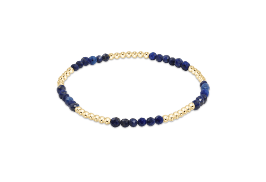 Blissful 2.5mm Bracelet - Lapis - She Chester