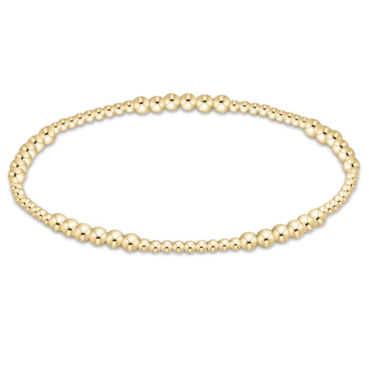 Blissful Gold 3mm Bracelet - She Chester