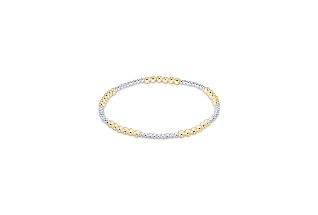 Blissful Mixed Metal 3mm Bracelet - She Chester