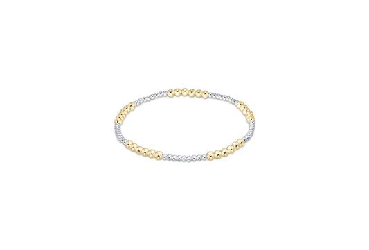 Blissful Mixed Metal 3mm Bracelet - She Chester