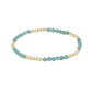 BLISSFUL PATTERN 2.5MM BEAD BRACELET - AMAZONITE - She Chester