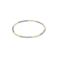 Blissful Pattern 2mm Bead Bracelet - Bright Silver - She Chester