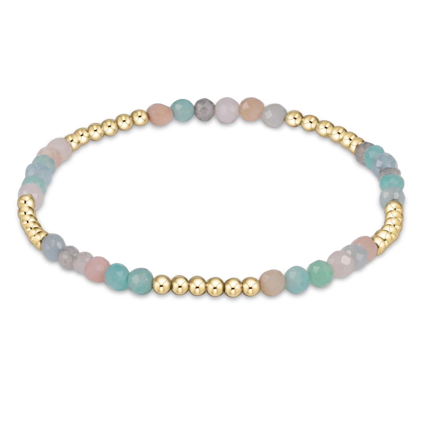 Blissful Pattern 2.5mm Bead Bracelet Hot Mess