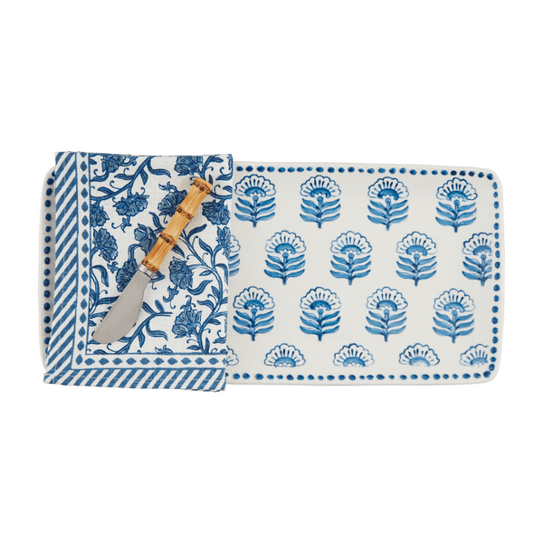 BLOCK PRINT TRAY AND TOWEL - She Chester