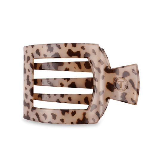 Blonde Tortoise Large Flat Square Hair Clip