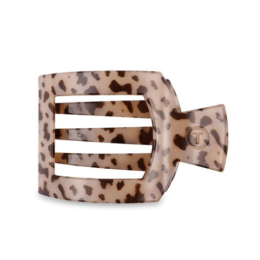 Blonde Tortoise Large Flat Square Hair Clip - She Chester