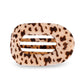 Blonde Tortoise Large Round Flat Hair Clip - She Chester