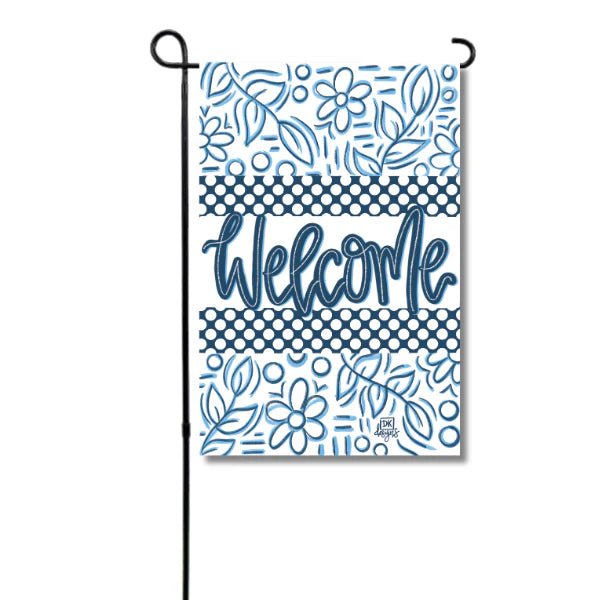 Blue and White Welcome Glam - She Chester