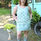 Blue Blooms Denim Dress - She Chester