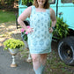 Blue Blooms Denim Dress - She Chester