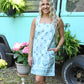 Blue Blooms Denim Dress - She Chester