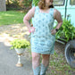 Blue Blooms Denim Dress - She Chester