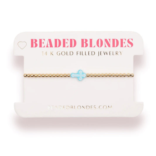 Blue Cross BB Bracelet Standard Size - She Chester