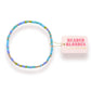 Blue & Green Sprinkle BB Standard Anklet - She Chester