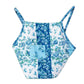 Blue Quilted SS Bra - She Chester