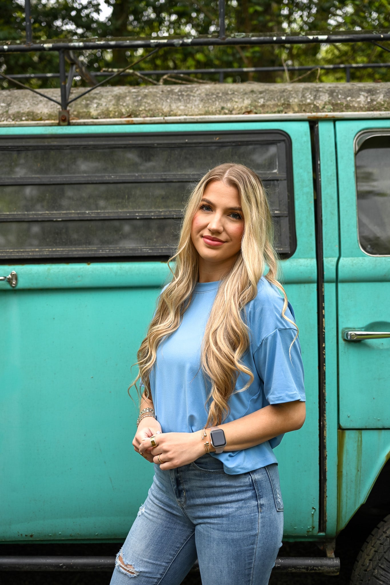 Blue Triple Berries Short Sleeve - She Chester