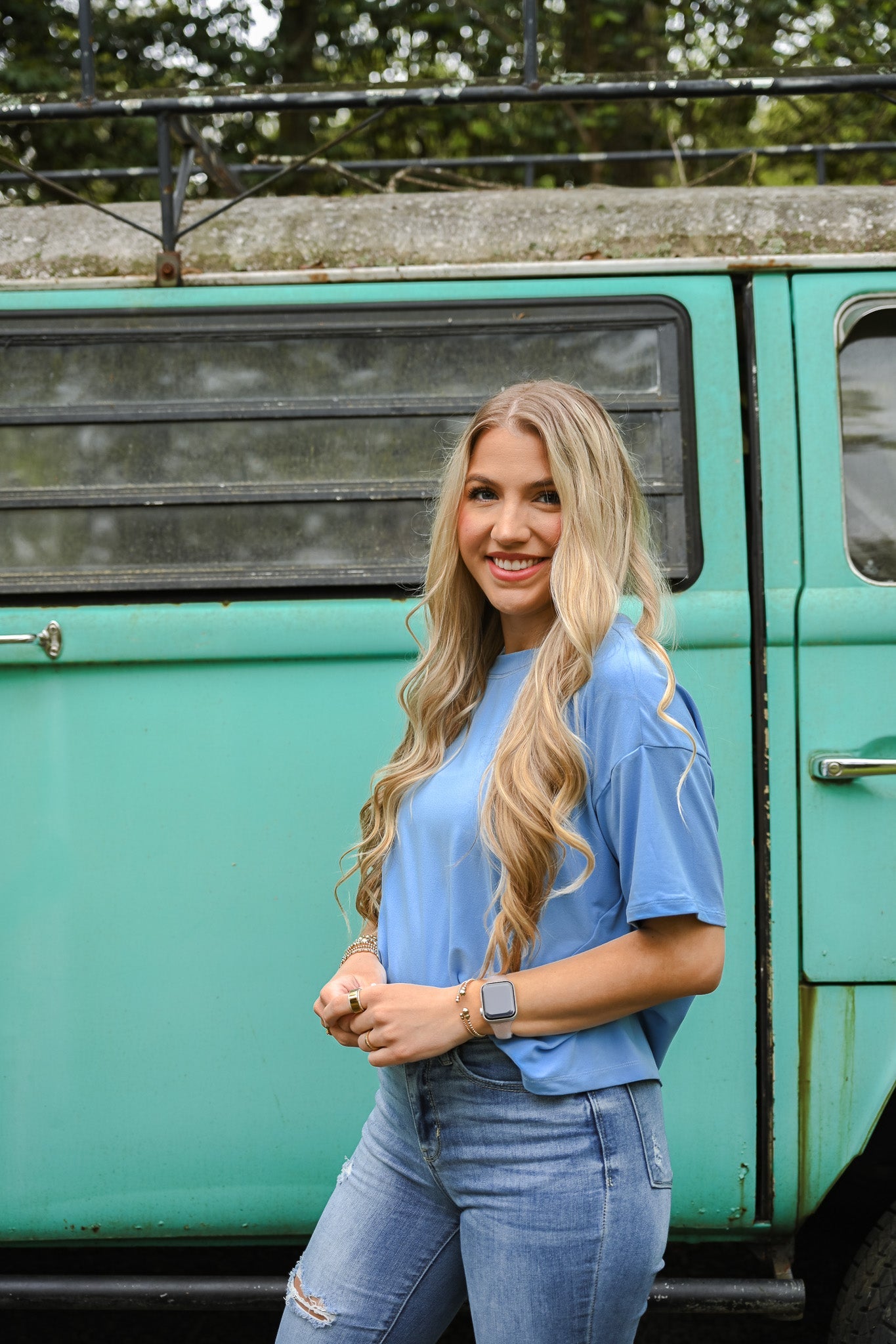 Blue Triple Berries Short Sleeve - She Chester