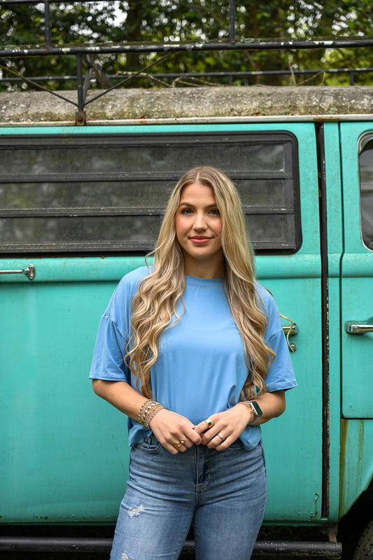 Blue Triple Berries Short Sleeve - She Chester