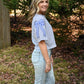 Bluetiful Bows Cropped Top - She Chester