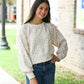Blush Flower SS Pull Over - She Chester