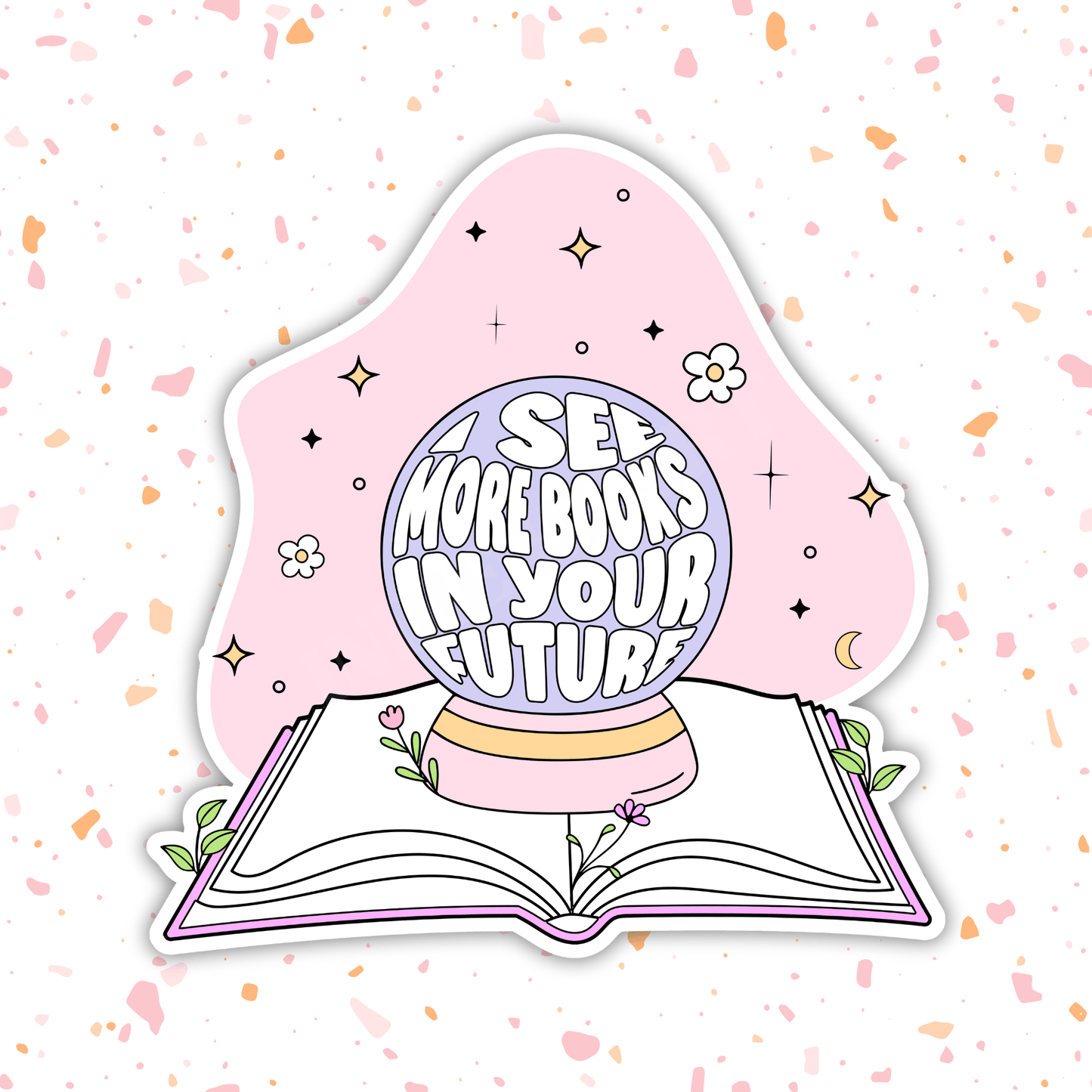 Bookish Fortune Teller Sticker : 2.5" - She Chester