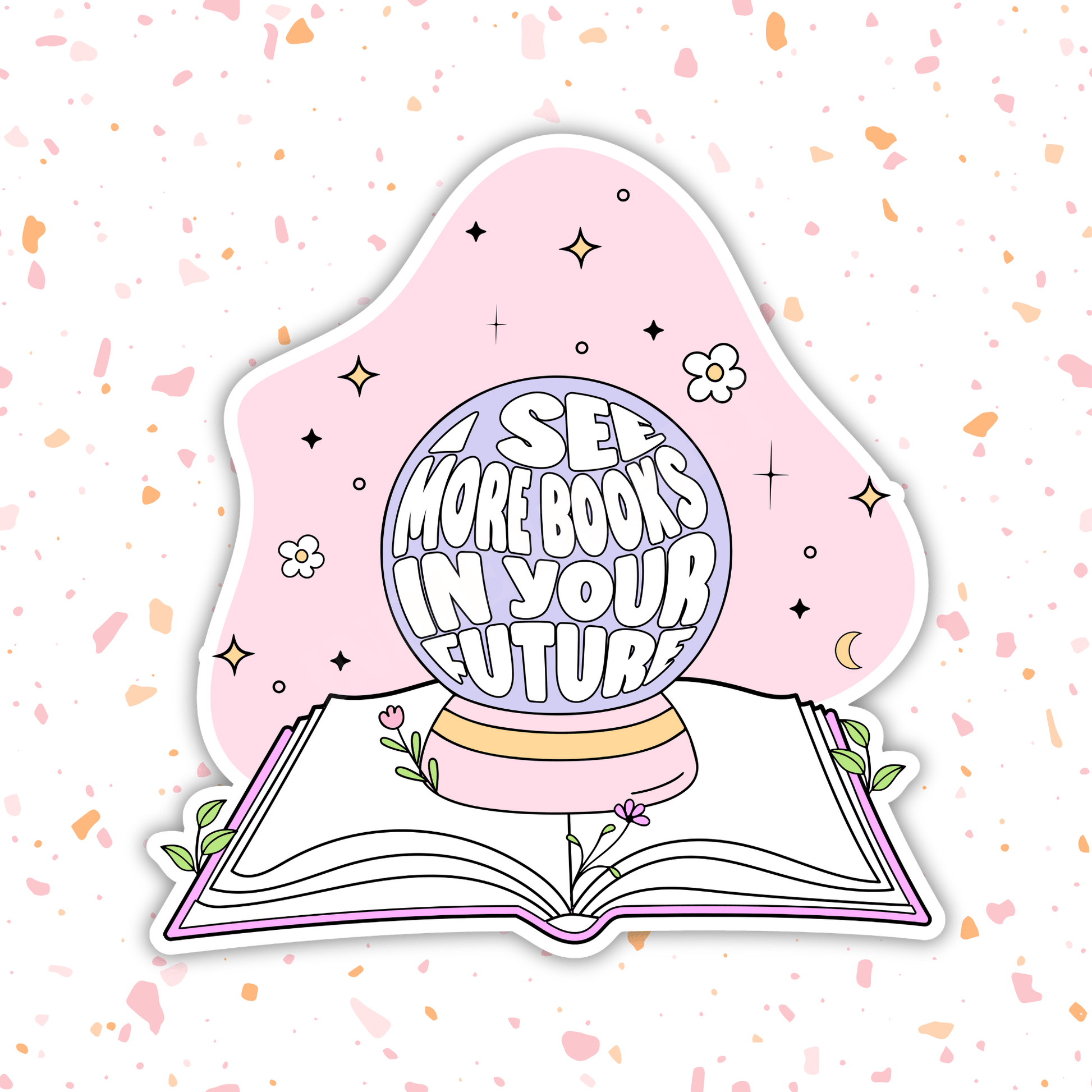 Bookish Fortune Teller Sticker : 2.5" - She Chester