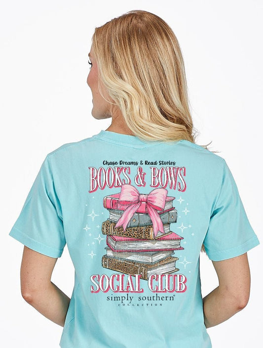 Books and Bows Tee - She Chester