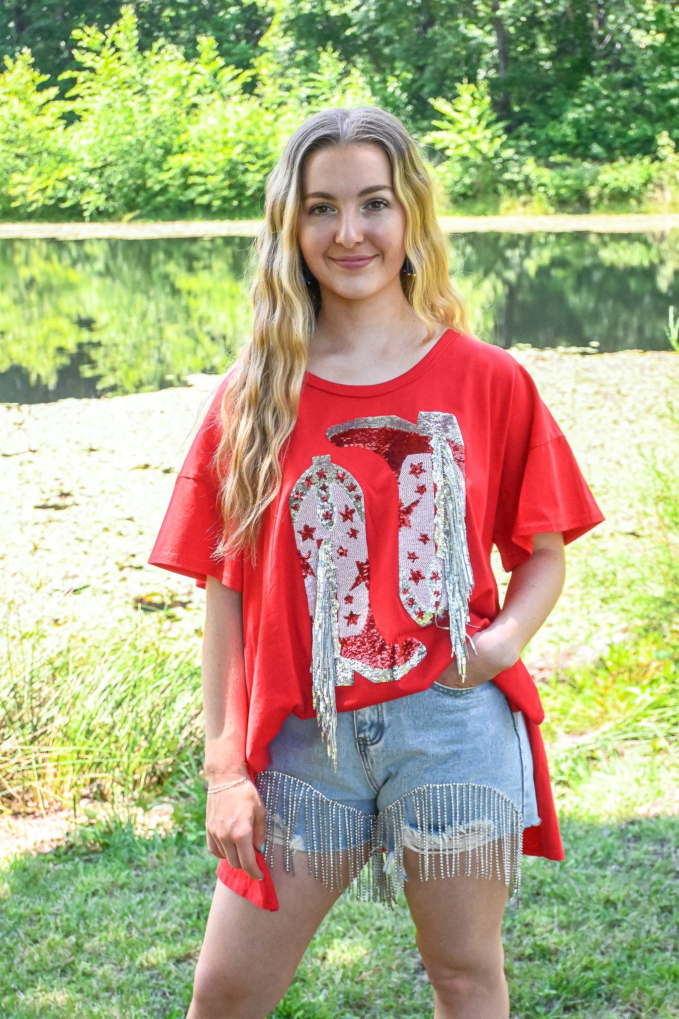 Boot Scootin Merica Shirt - She Chester