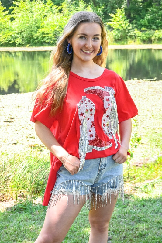 Boot Scootin Merica Shirt - She Chester