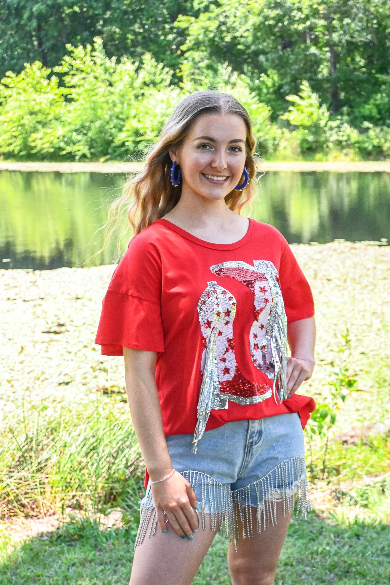 Boot Scootin Merica Shirt - She Chester