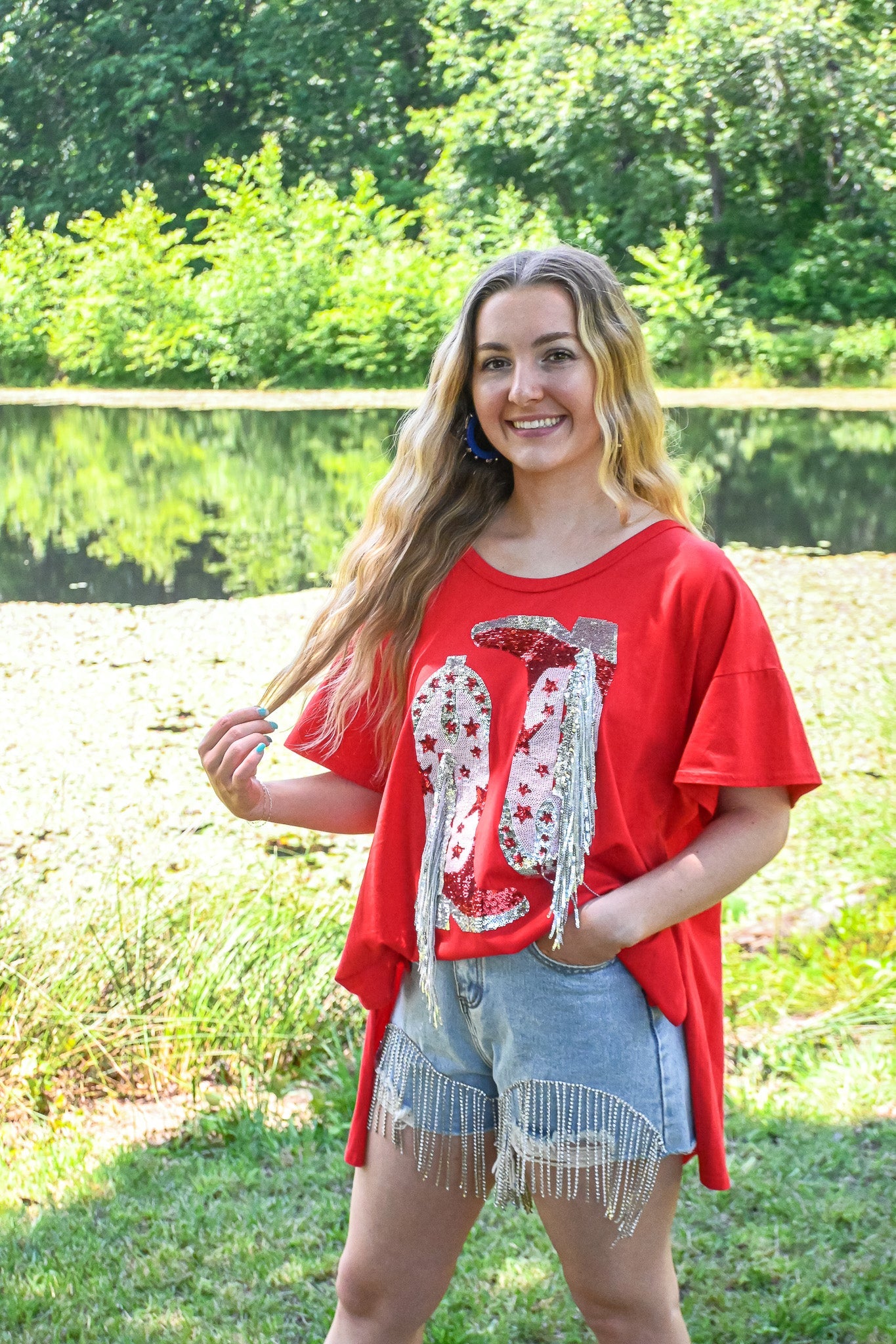 Boot Scootin Merica Shirt - She Chester