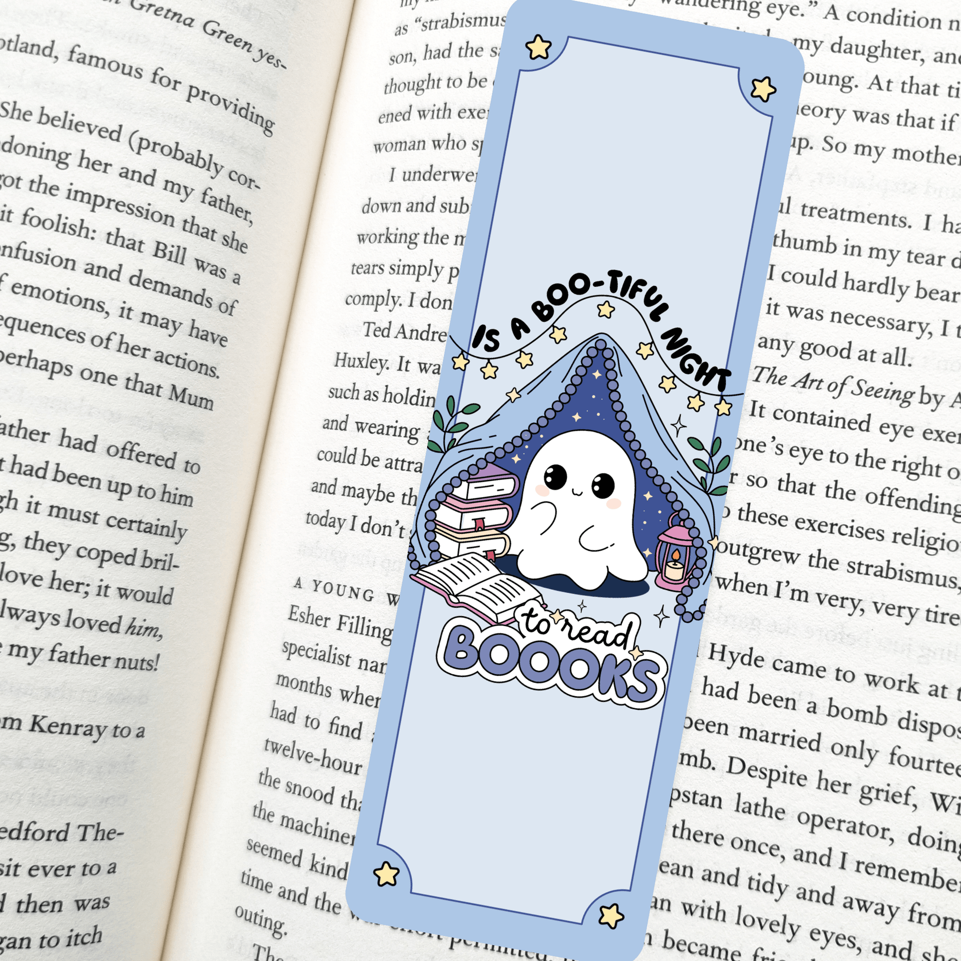 Bootiful Night To Read Bookmark – Soft Matte Laminated  - She Chester