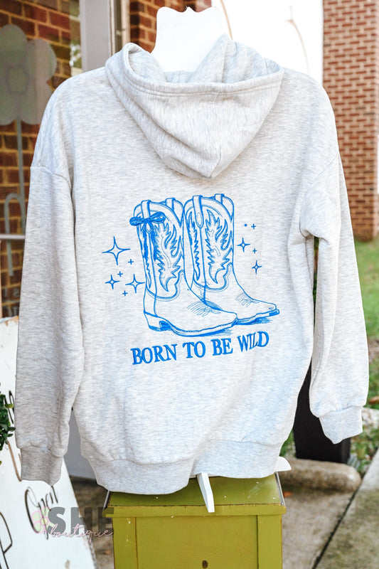 Born to be Wild Cowboy Hoodie - She Chester