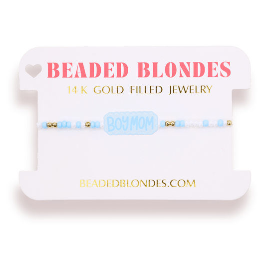 Boy Mom Bracelet on Color: Standard 6.75 Inch - She Chester