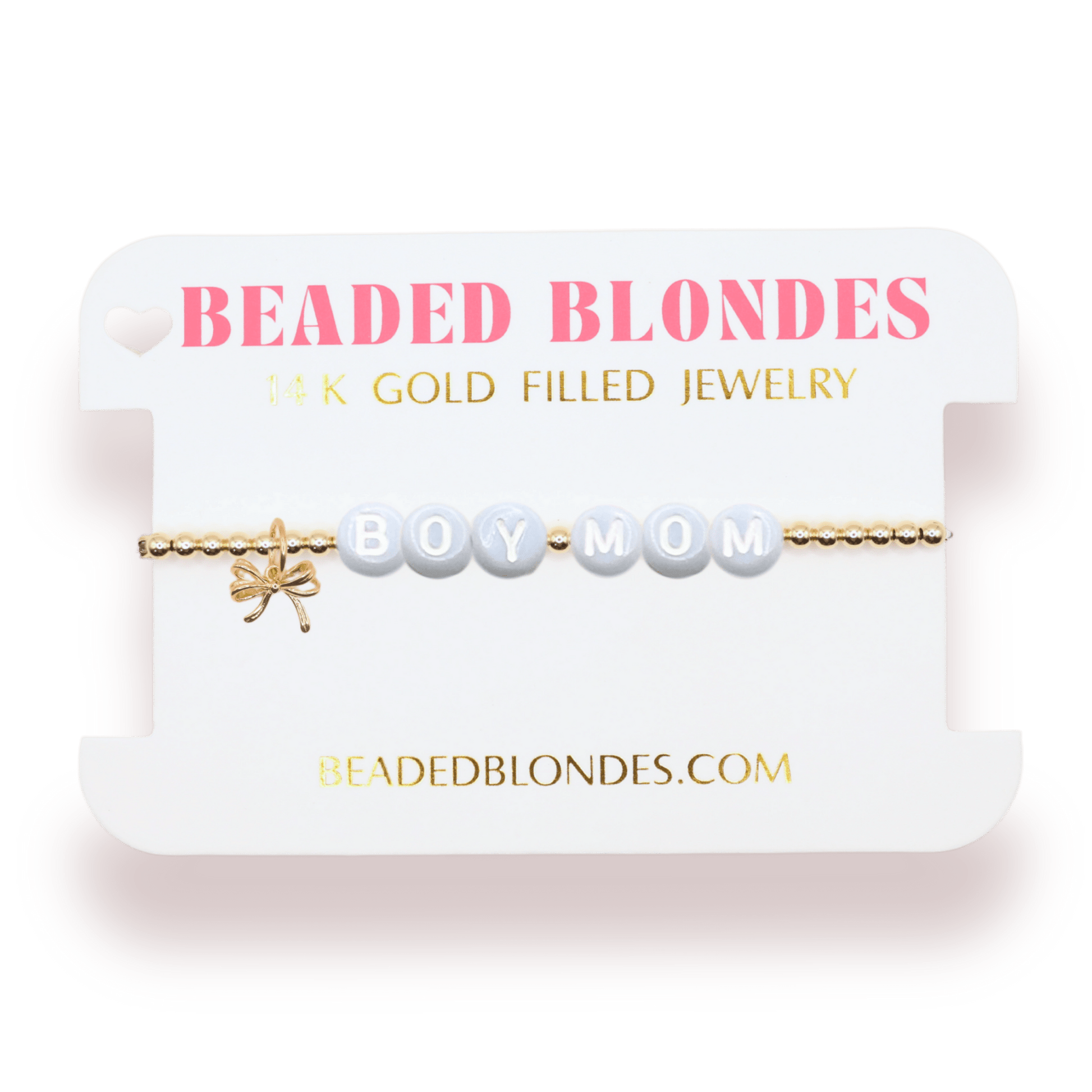 Boy Mom Charm Bracelet: Standard 6.75 Inch - She Chester