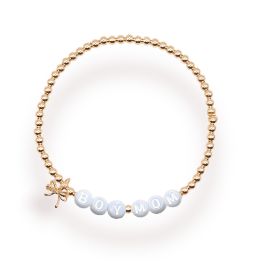 Boy Mom Charm Bracelet: Standard 6.75 Inch - She Chester