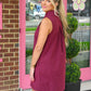 Bracey Maroon Dress - She Chester