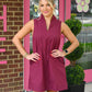 Bracey Maroon Dress - She Chester