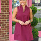 Bracey Maroon Dress - She Chester