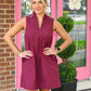 Bracey Maroon Dress - She Chester