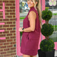 Bracey Maroon Dress - She Chester