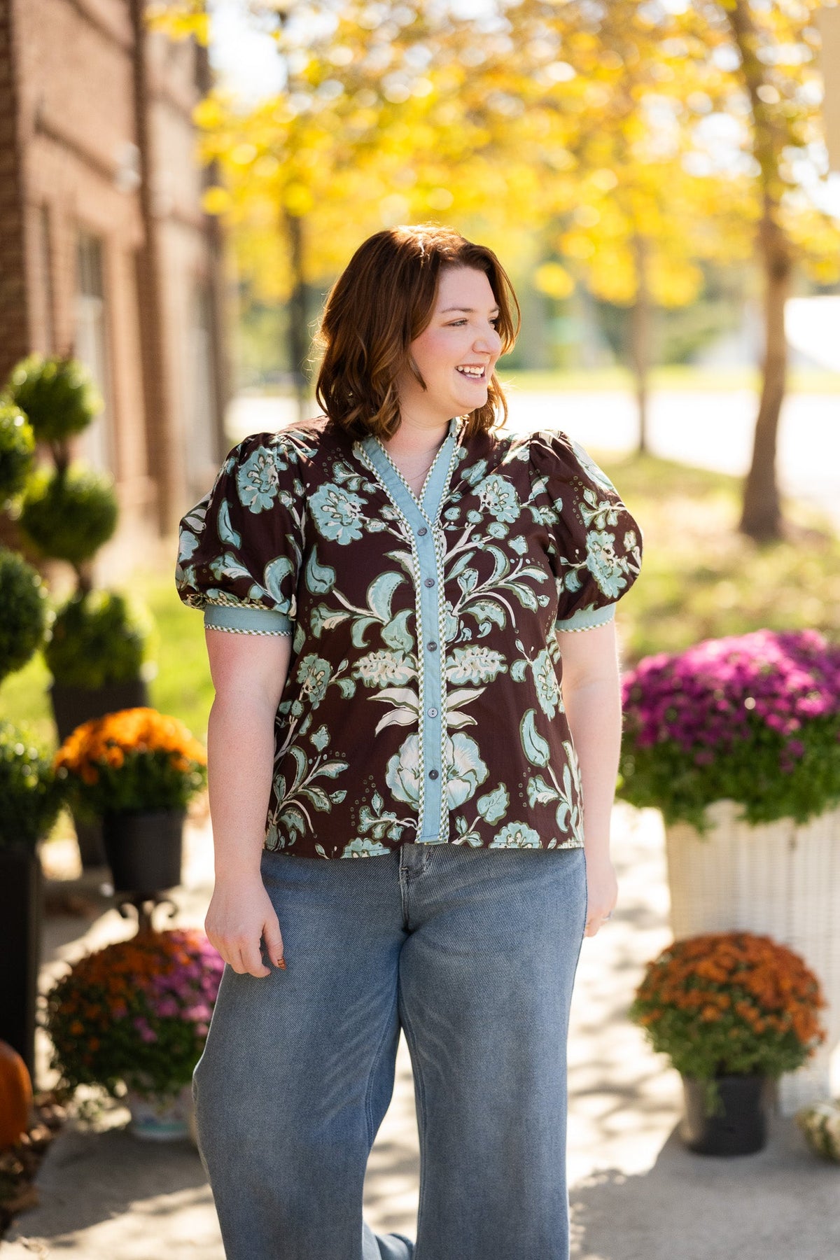 Braelyn Floral Top - She Chester