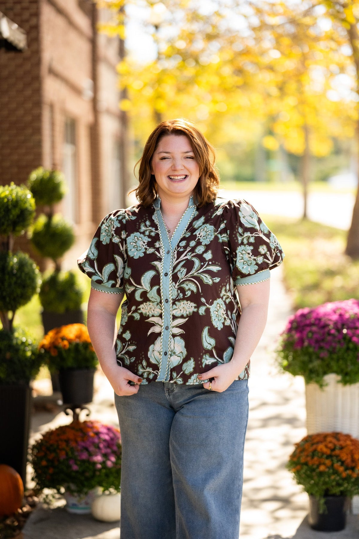 Braelyn Floral Top - She Chester