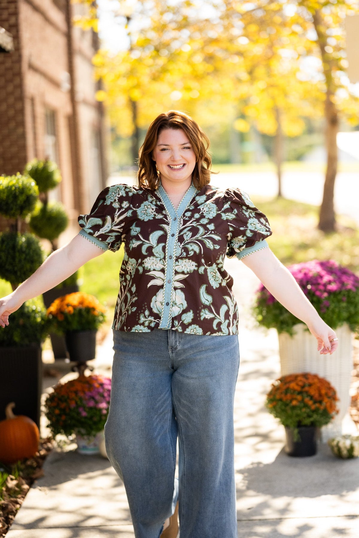 Braelyn Floral Top - She Chester