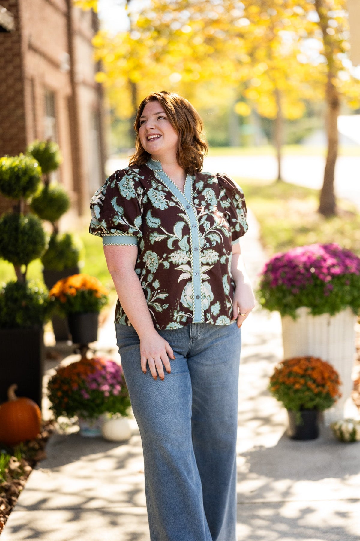 Braelyn Floral Top - She Chester
