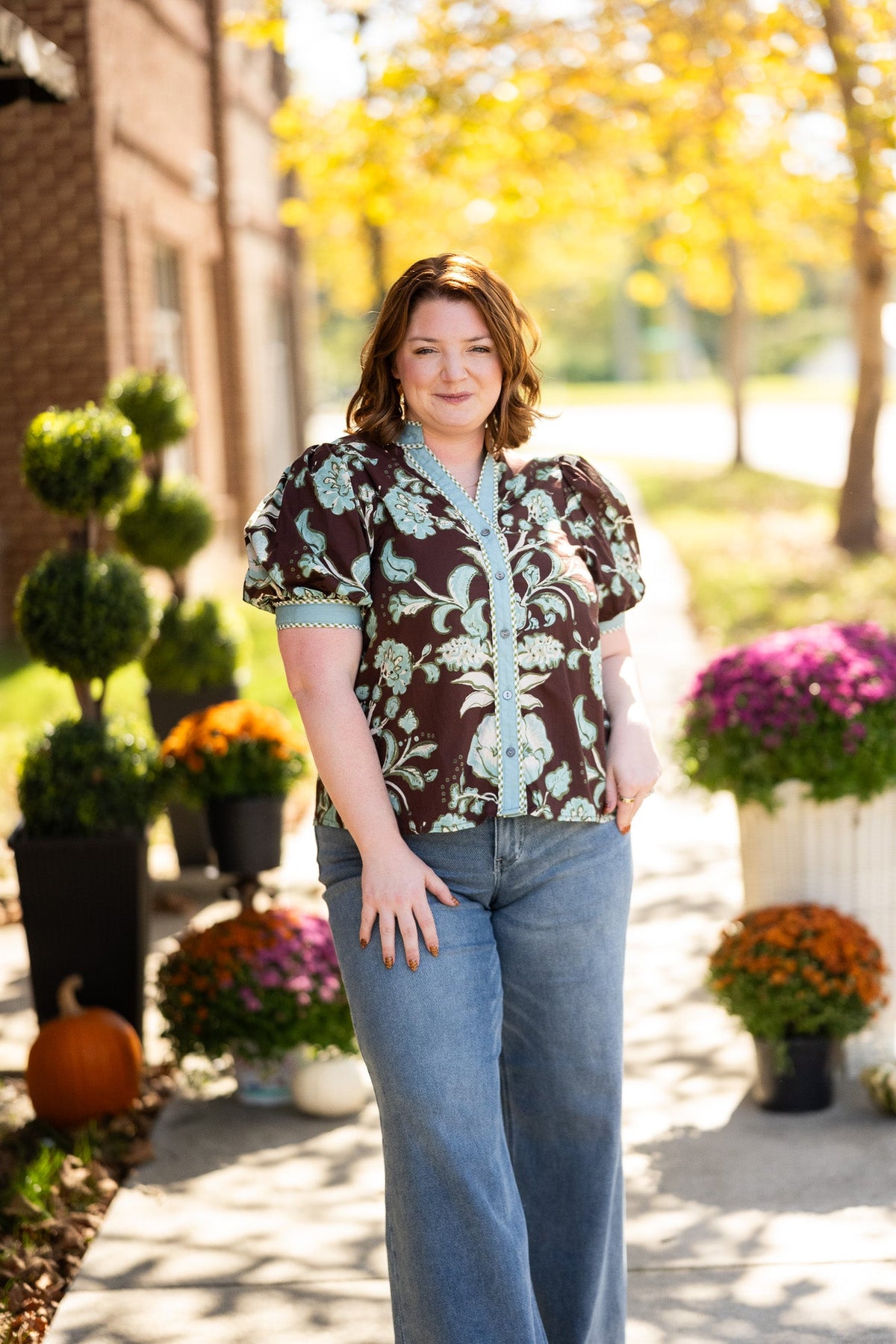 Braelyn Floral Top - She Chester