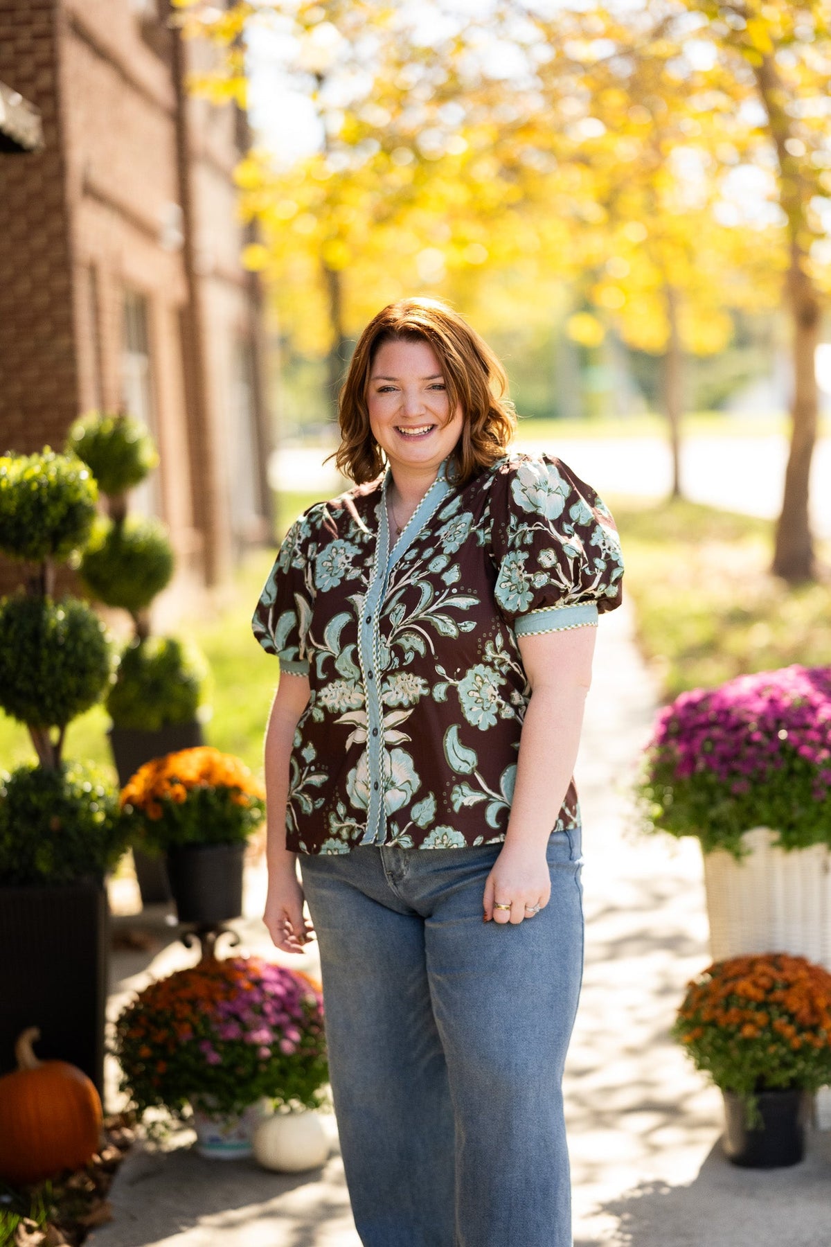 Braelyn Floral Top - She Chester