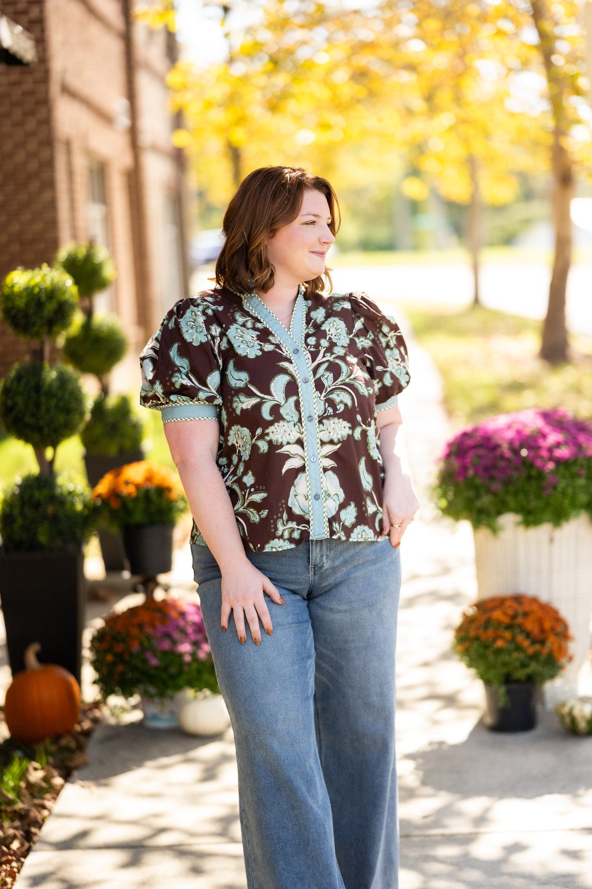 Braelyn Floral Top - She Chester