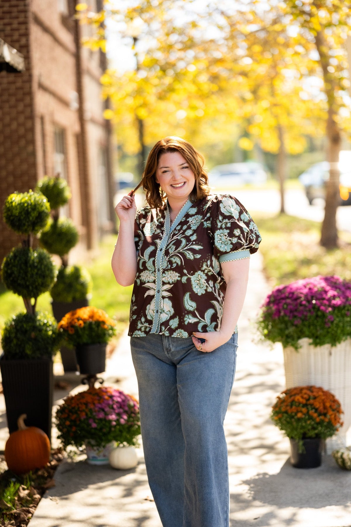 Braelyn Floral Top - She Chester